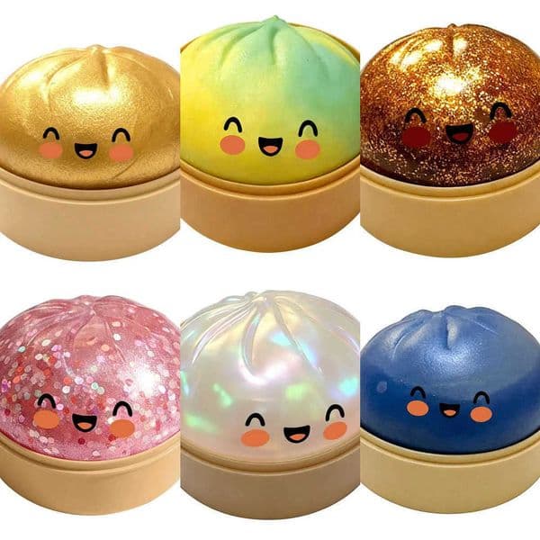 Colorful Steamed Stretchy Realistic Giant Desk Bun Toys Squeezable Toy Reusable Low Rebound Decompression Toys Home Decor Gift Z260324 Y260603