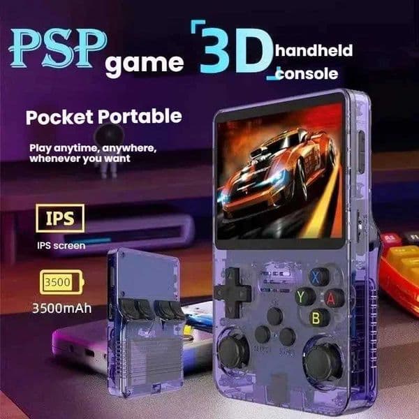 Retro Aroks R36S Video Game Console 35-inch IPS Sn Linux System tra Portable Pocket Handheld Game ConsoleJ260603