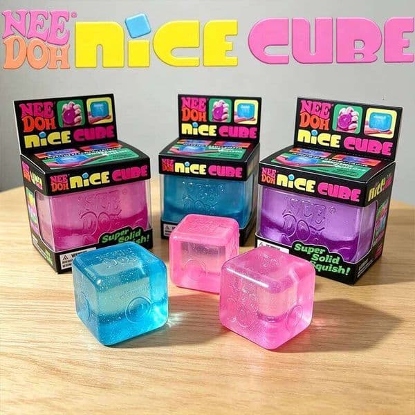 New Arrival Schylling Needoh Nice Cube Maltose Sensory Toy Anti Anxiety Stress Relief Soft Squishy Desk Fidget Tool 26L0603