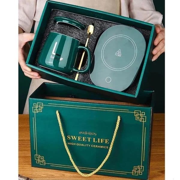 2026 Luxury Designer Other Kitchen Tools Coffee G Warmer Pad Cup Heater Coaster Constant Temperature Heating USB Electric Mat Set Milk Tea Water Home Office dinnerwa