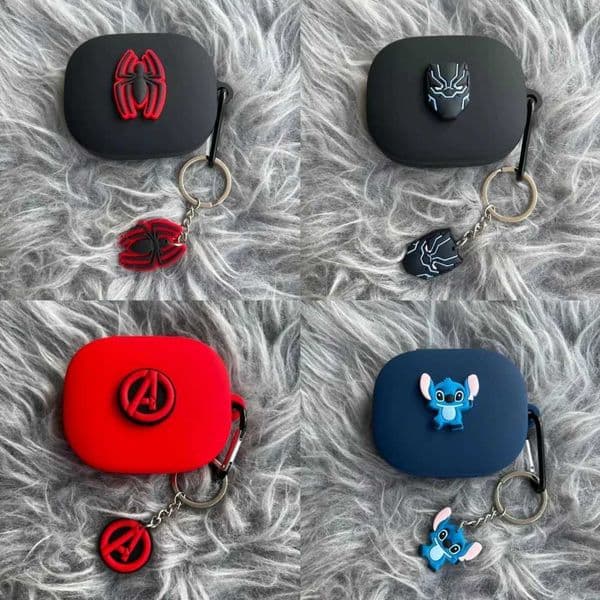 For SHOKZ OpenFit Pro T010 Cartoon Headphone Case Wireless Earphone Protective Case Protection Cover With LandyardT260602