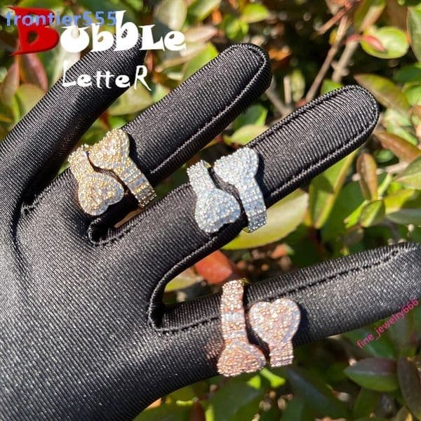 Hip Hop Style Open Heart Ring Real Gold Plated Fashion Personality Trendy Adjustable Ring