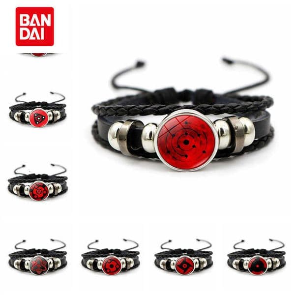 New Accessories Naruto Sharingan Time Bead Bracelet Handmade Woven Bracelet L2606036K9N