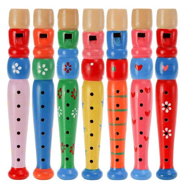 1PCS Colorful Piccolo Flute for Kids Musical Rhythm Instruments Early Childhood Educational Toys Boys Girls Birthday Party Gifts L260603