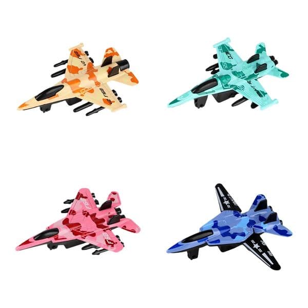 4Pcs Alloy Metal Models Aircraft Plane Models for Collections Office Bedroom 260602
