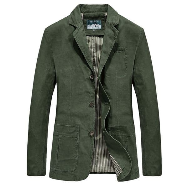 Cotton Outdoor Comfortable Business Jacket for Mens Spring and Autumn Casual Fashion Suit for Men Blazers Jacket for Man 260507ww