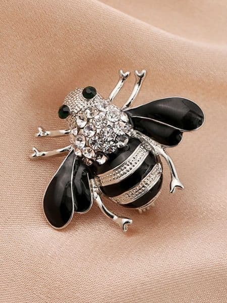 womens bee and 1 European piece of American tren little pearl brooch for fashionable dring banquet party holiday gift X260603
