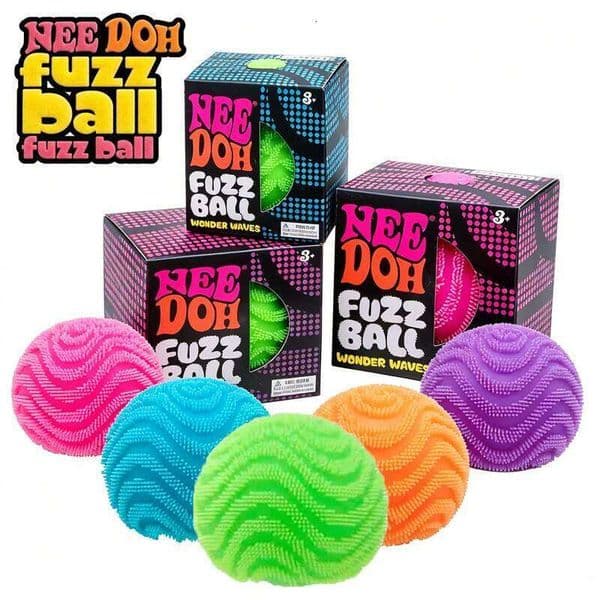 2026 New model NeeDoh Fuzz Wonder Waves Sensory Squeeze Toy Textured Stress Relief Fidget Ball for Adults Kids toy 26Y0603