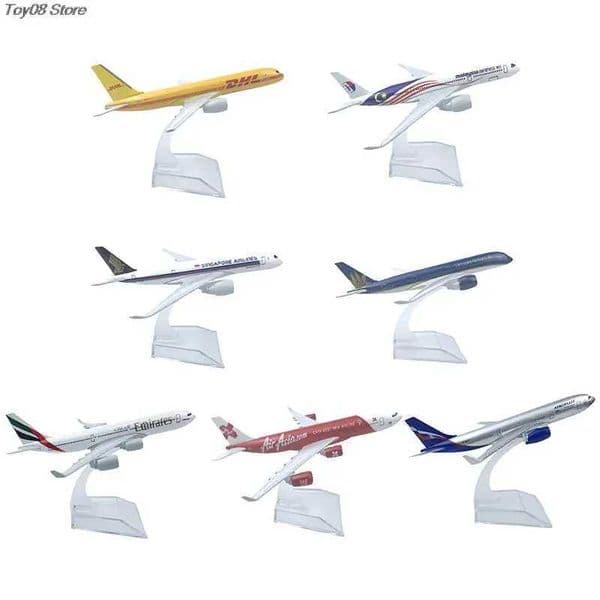 16cm Die-cast Metal Airplane Air Airbus 320 350 340 330/Boeing 757 767 787 1/400 Scale Planes Model Airplane Aircraft Model Toys L260603VQ3Y