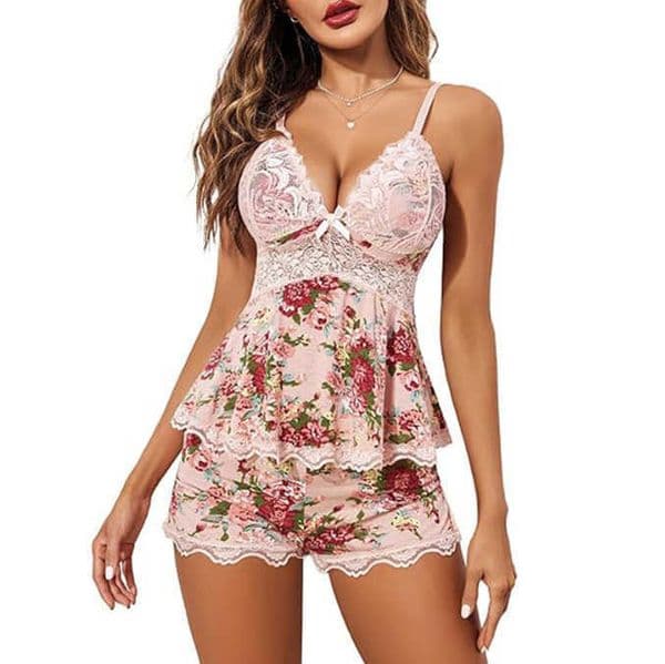 Sweetness Cami Set Lace Camisole Womens Lingerie Nightwear Sexy Pajamas Lounge SetsCustomized by the manufacturer sourced from the factory Y260603
