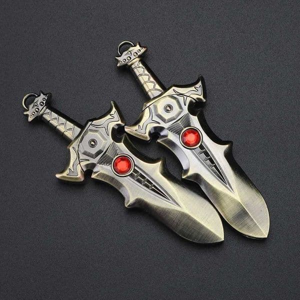 New Metal Sword Iatable Lighter Windproof Jet Flame Iatable Outdoor Lighter Mens Fashion Personali GiftJ260603