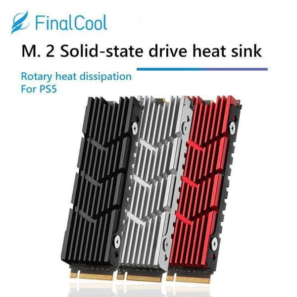 M.2 2280 SSD Radiator Heat Sink Hollow Solid State Hard Disk Cooler NVME NGFF with Thermal Silicone Pad for PS5 Game Console