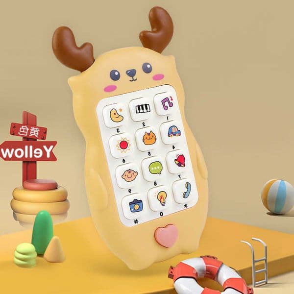 Childrens Story Learning Sleep Aid Toys Mobile Phones Soft Plastic Music And Light Content Is Rich And Colorful Holiday Gifts L260603