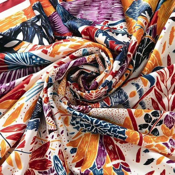 130cm Print Scarf Womens European Leaf Style Elegant Shawl Palm Head Wrap Four Seasons Gift Present Sun Protection Versatile X260603