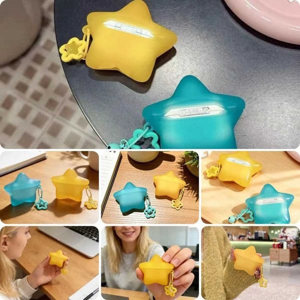 For Airpods 1 2 3 4 Pro 2 Pro 3 Translucent Star TPU Earphone Case Accessories CoverT260602
