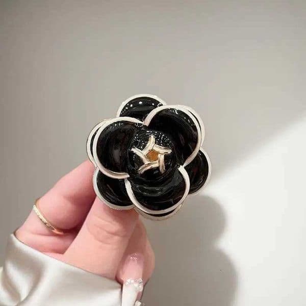 Flower Men Camellia Black Brooches For Woman White Mourning Fabric Brooch Pins Dr Shirt Fashion Accories X260603