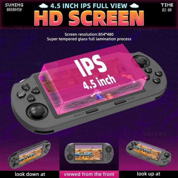 Console NEW SF3000 Portable Handheld Game Pocket Video Game Player 20000 Games For PS1 SFC Gameboy hine Gift For KidsJ260603
