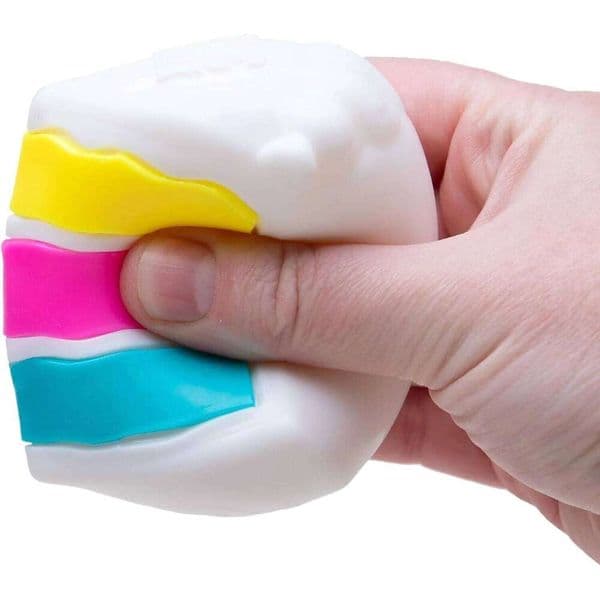 Schylling Needoh Nice Cake Fidget Cube Stress Relief Anxiety Sensory Tool for Focus ADHD & Calming Office Desk Gadget 26L0603