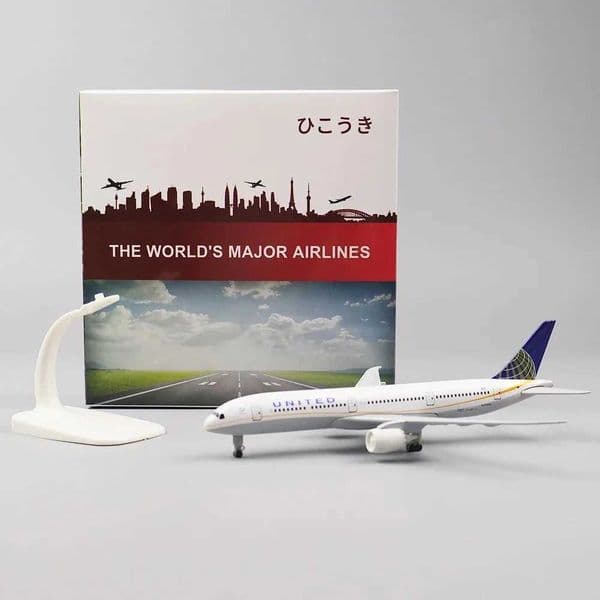 Airplane model B787 United Replica Model Miniature Plane Aircraft Display Airplane Aviation Metal Aircraft Plane Display Collect L260603Y2HD