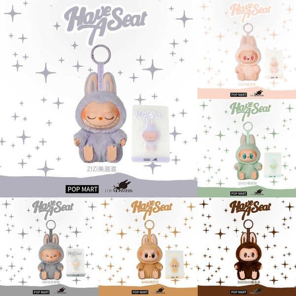 vinyl 70 keychain off doll wholes Lababu blind box LABUBU sitting par plush toy 10A Qu Online K260320 Y260516 Y260603