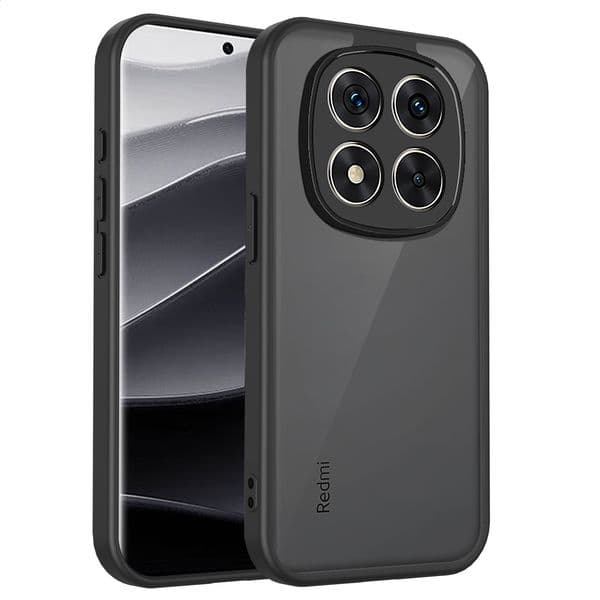 Black Frosted Phone Casing Suitable Redmi Note 15 14 13 14s Pro Plus 4G 5G Four Corner Anti Drop Protective Case