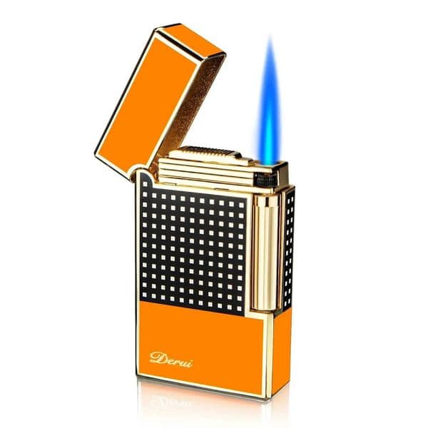 2026 Torch Jet Blue Flame Refillable perfume Butane cologne Gas Flintstone Lighter With Punch Cigar Accessories For Cigars Free Shipping