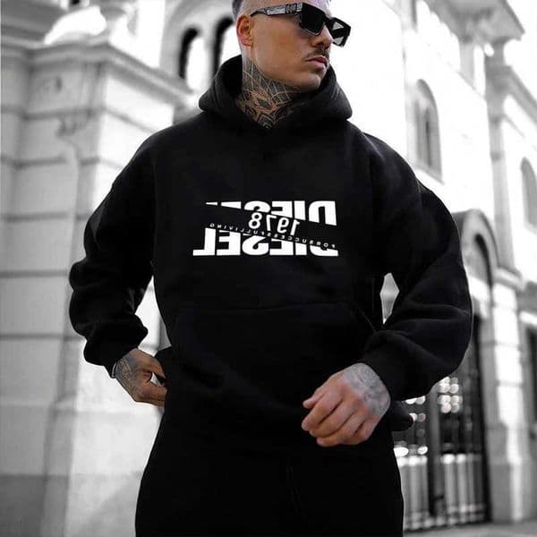 Autumn/Winter Casual 2025 Printed Hoodie Classic Style Fashion Mens Y2K Harajuku Sports Jogging Street Mens/Womens Clothing H260603