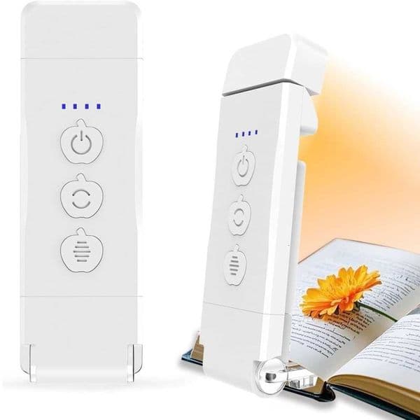 LED USB Rechargeable 9 Book Light Bedroom Mini Reading Lamp Portable Clip On Reading Light Kids Read Night Light Clip Book Lamp M260603