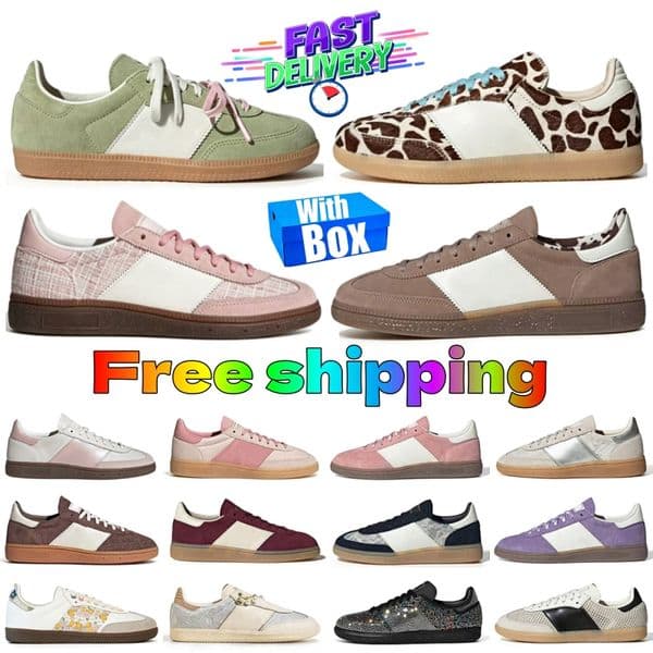 With box Designer Shoes Men Woman Leopard Vegan OG Sneakers Earth Strata Gum White Black Collegiate Navy Leopard Magic Night Indigo Sporty and rich Trainers