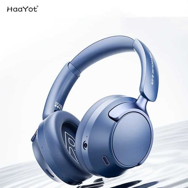 ANC Wireless HaaYot Headphones Bluetooth 6.0 HIFI Level 42dB Adaptive Noise Cancelling Spatial Audio Foldable Over Ear Headsets L260602