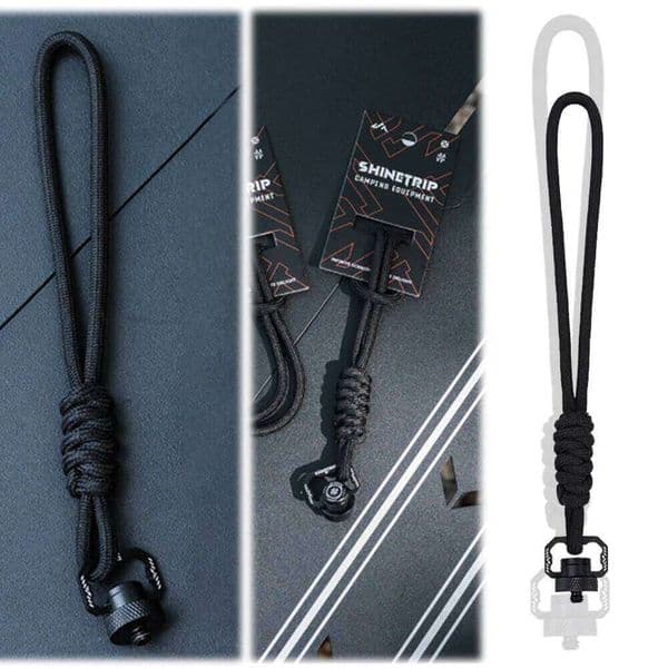 Stand 1/4 Thread Camping Holder with Lanyard Portable Hanger Multifunctional for Light Camera Speaker