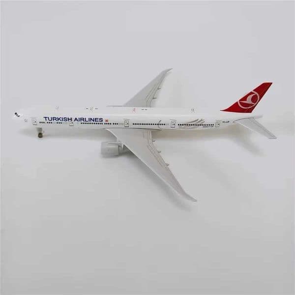 Airplane Model 777 B777 Air Turkish Airlines 20cm Alloy Metal Model Plane Diecast Airways Aircraft Wheels Landing Gears L2606036JU1