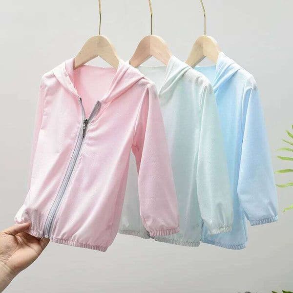 Baby's New Coat Children's Summer Thin Ice Silk Parent-child Sunscreen Clothing for Boys and Girls 26W0604