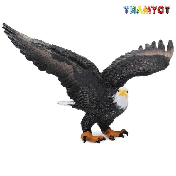 Simulation Toymany Eagle Wildlife Animal Model Toy Mini Figures Dolls Action Figurines Toys Children Gift Cake Decoration L260604XN4A