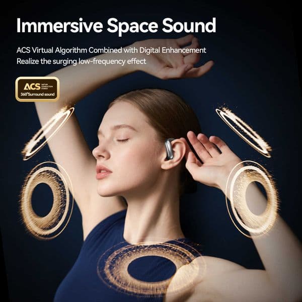 Model 2025 New M144 Long-Lasting Battery Ear-Hanging and In-Ear Headphones Private Model High-Style Wireless Bluetooth HeadphonesL260604