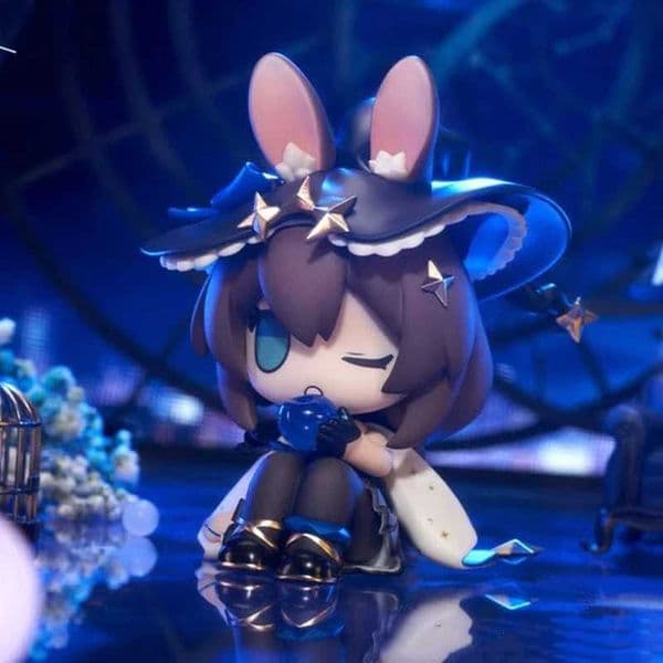 Arknights Amiya Cute Q Version Doll Beautiful Girl Model Figurine Creative Statue Holiday Gifts Desktop Ornament 12cm Toy L260604U2ZK