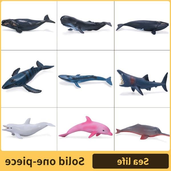 Sea Mini life figure shark whale dolphin Basking Shark Aquatic Figure Educational Toy for Boys Girls and Kids Ages 3 L260604HT62