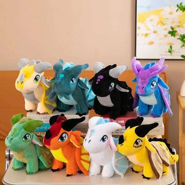 30cm Wings Of Fire Dragon Dolls Game Figure Plush Stuffed Toy High Quality Animation Toys Boys Birthday Gifts 26L0604