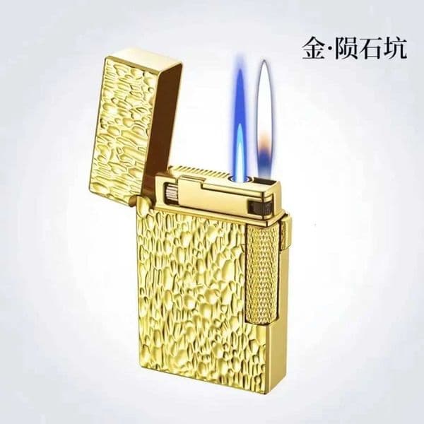 Arc Creative Plasma Metal Lighter Luxury Double Flame Butane Lighter Jet Flame Windproof Cigarette Ignitor Smoking Accessories J260604