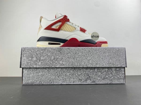 4 Style Brick After Men Women Basketball Shoes White Red Sail Breathable Cushion Sports Trainers Sneakers 4s Nigel Sylvester X