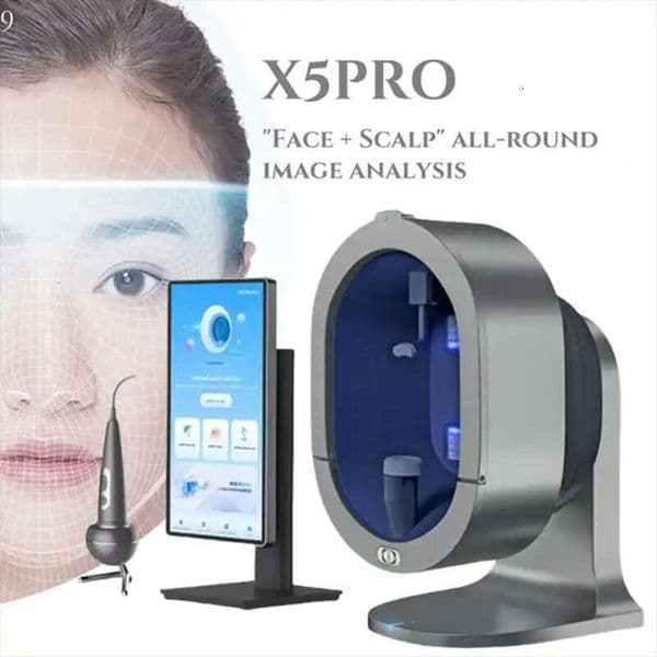 Ace High Quality AI Facial Skin Analyzer 8 Spectrum Skin Diagnosis Skin Age Tester Pigmentation Analysis Beauty Salon Equipment For Skin Problem Detection