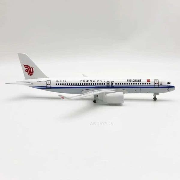 1400 Scale Metal 20cm Aircraft C919 Airways Air China Airways Planes With Wheel Landing Gear Model Airplanes Aviation C260604