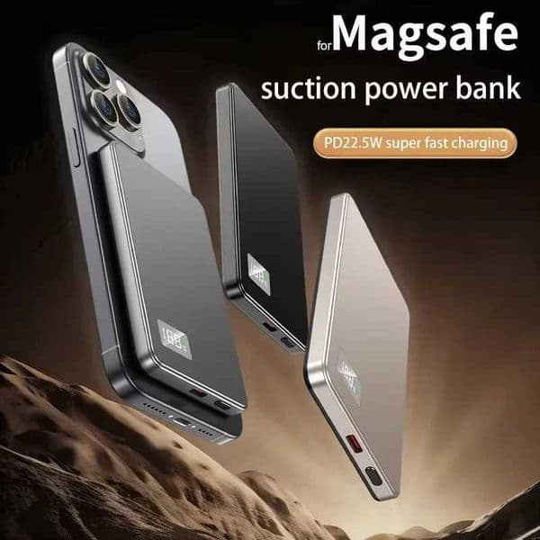 Magnetic Wireless 10000mAh Digital PD225W Power Bank Super Fast Charger With USB Type C For Samsung iPhone and L260604