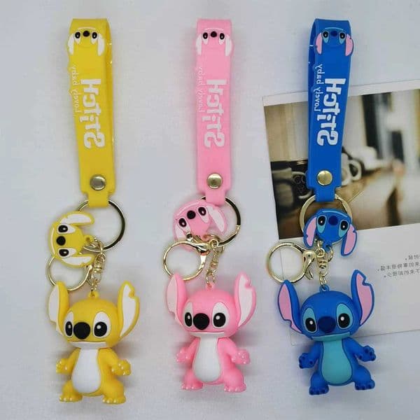 Posture Creative Stand Stitch Keychain Cute Bag Car Gift Doll Kawaii Cute Personzed Gifts Y2k Fashion Toy Anime Cartoon Frind S260604