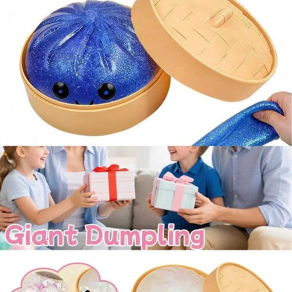 Squishy Glitter Dumpling Glitter Dumpling Box Dumplings Squishy Anxiety Relief Fidget Soft Squeeze Decompression Dough L260604