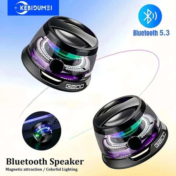 Bluetooth 5.3 Mini Portable Magnetic Multifunctional RGB Speaker for PC Macbook XIAOMI HUAWEI iPhone 26W0604