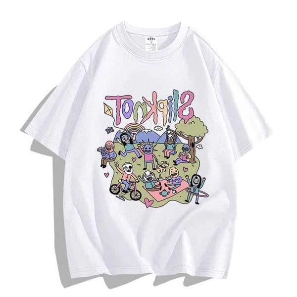 Hell Prepare for Tour Shirt Heavy Metal Cotton Slipknots Graphic Print T-shirt Man Women Short-sleeve Shirt Oversized Cotton Tee T260603