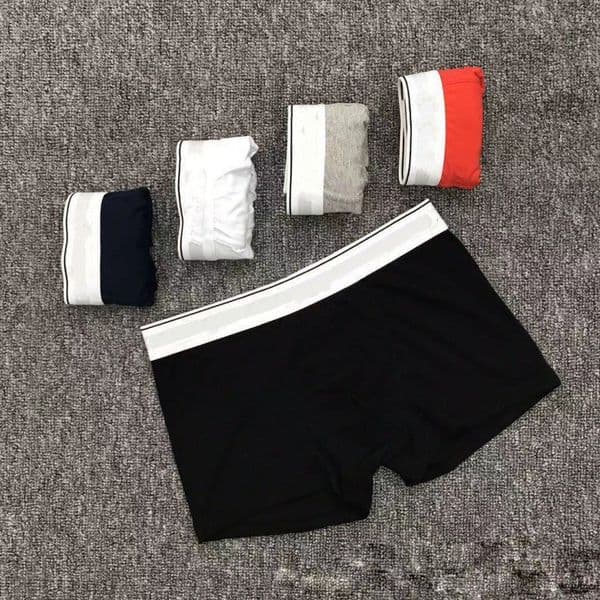 Summer Men's Casual Underwear Boxer Shorts Solid Breathable Sports Underpants Boxers Briefs Male Shorts Size L-XXL