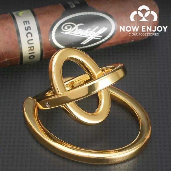 Portable metal folding cigar holder - Travel outdoor cigar stand - Gift for men Smoking Accessories J260604