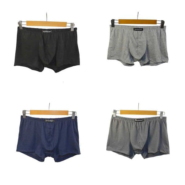 4Pack 100Cotton Boxer Shorts for Men Soft Comfortable Underwear Male Boxer Briefs Homme Male Boxershorts Slips PantiesT260604